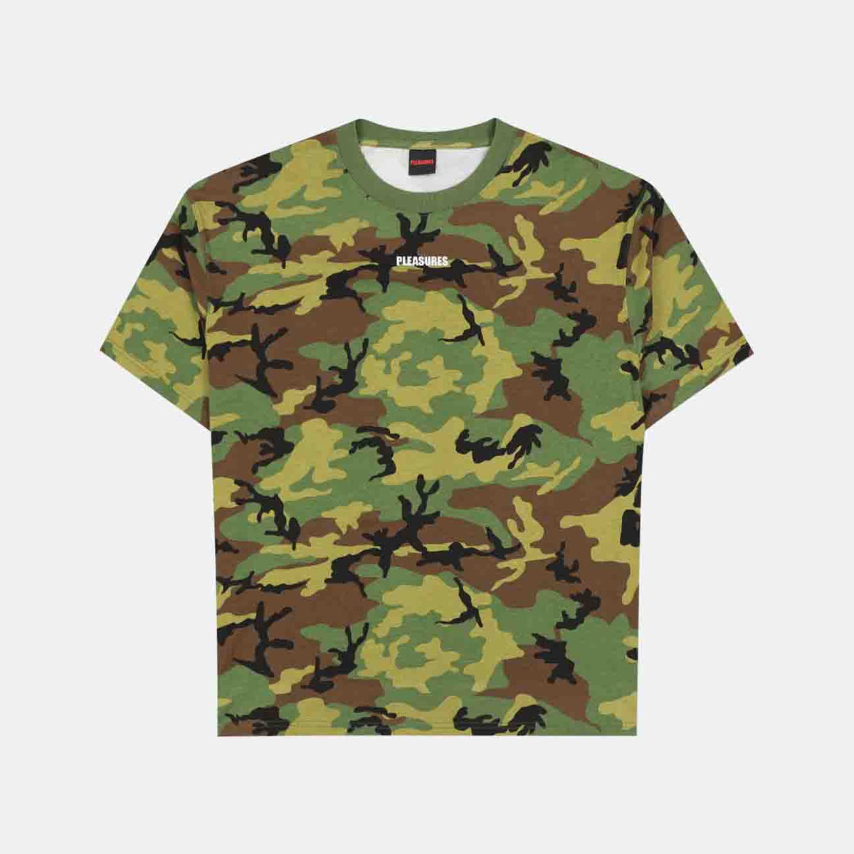 Pleasures Wordmark T-Shirt - Camo