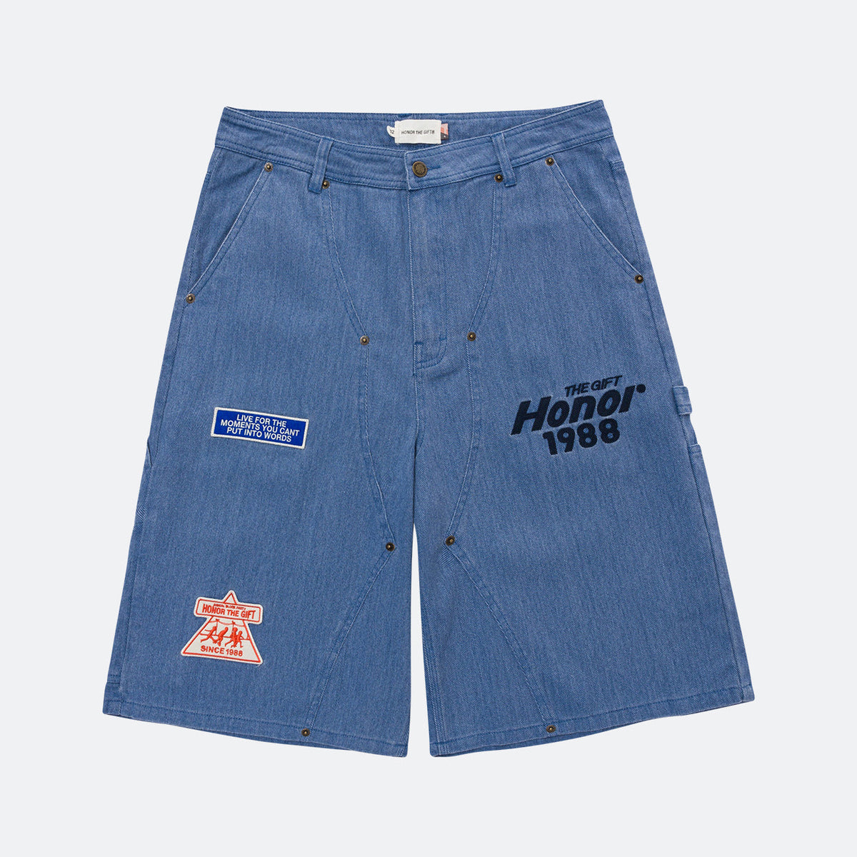 Honor The Gift Twill Carpenter Shorts - Blue
