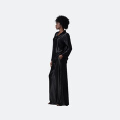 WMNS Honor The Gift Loose Satin Stripe Wide Leg
