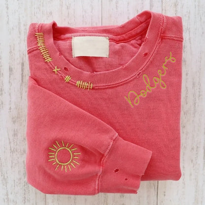 VINTAGE CUSTOM Classic Baseball Crewneck Sweatshirt ⚾️👕