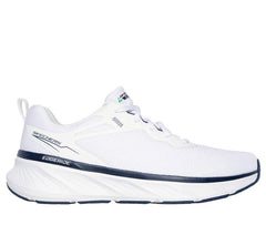 Men's Relaxed Fit Skechers 232836 Edgeride Exxo Trainers - White Navy