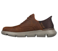Men's Wide Fit Skechers 205046W Slip-ins Garza Gervin Trainers - Brown