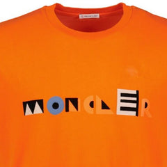 Writing Logo T-Shirt Orange