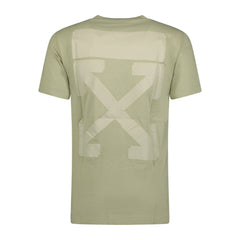OFF-WHITE  Slim Rubber Arrow T-shirt Olive