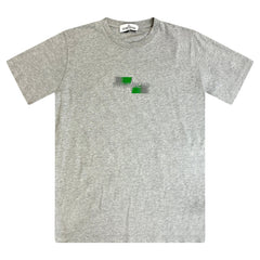 STONE ISLAND(Kids)  Printed Compass Logo T-Shirt Grey